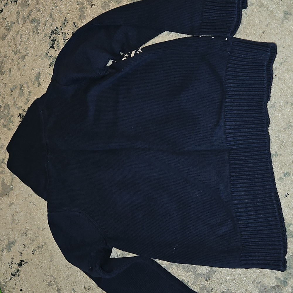 Children's Place Navy Blue Winter Sweater - Picture 2 of 3